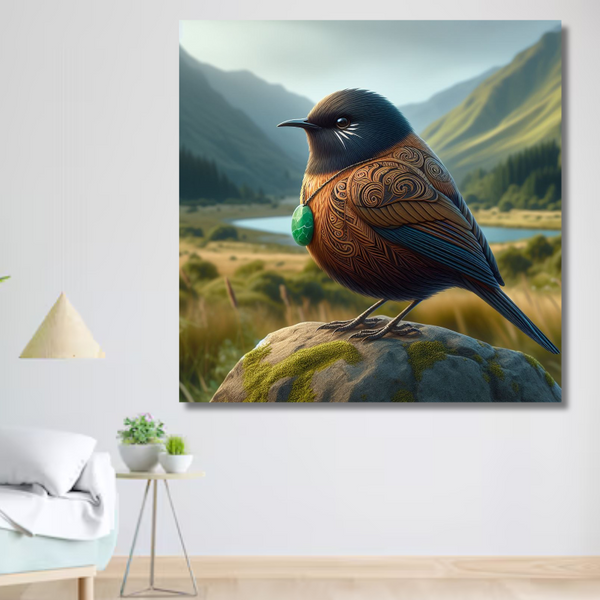 Fantail - Fantail Art - Canvas Art - Art Prints - Bird Artwork
