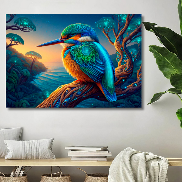  Kingfisher Bird - Kingfisher Bird Art - New Zealand Wall Art