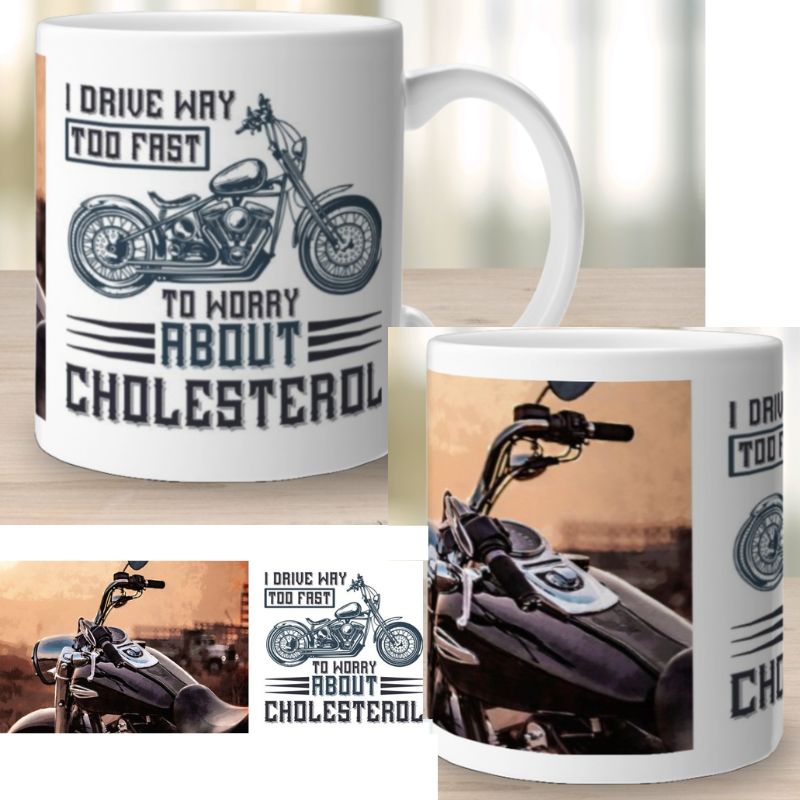 mens mug, dads mug ideas, motorcycle coffee mug