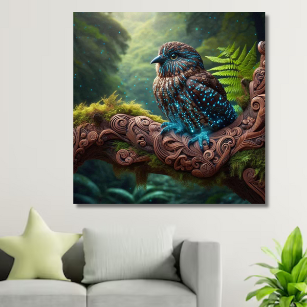 Ruru Owl - NZ Owl - Canvas Prints NZ - New Zealand Art Prints