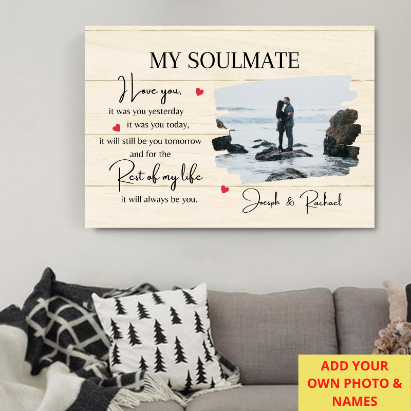 personalised couples, soulmate gift,  wedding anniversary gifts, anniversary gifts