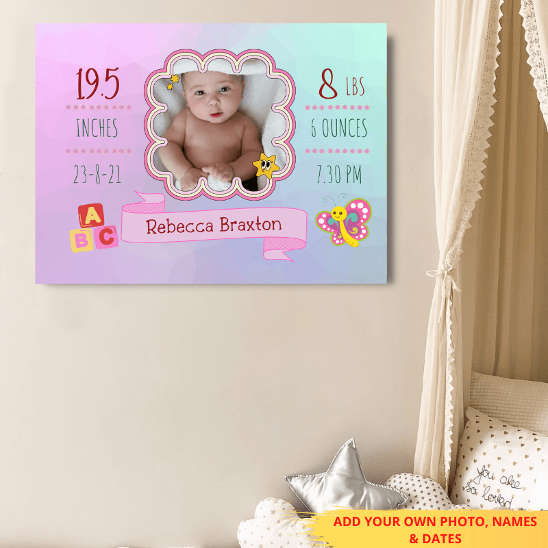 Gifts for Baby Girl, Gift For Baby, Personalised Gifts For Baby Girl, custom gifts for baby girl